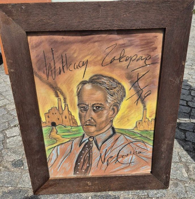 Witkacy autoportret 1938, reprodukcja/pastisz