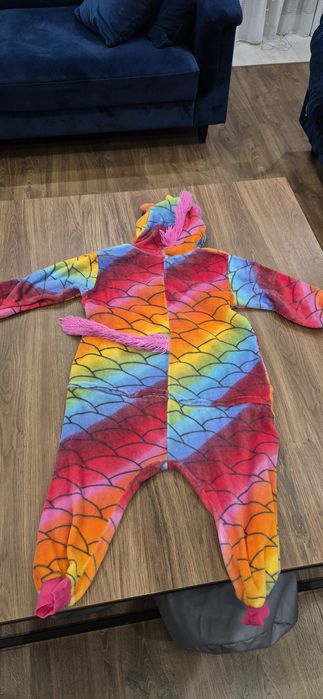 Kigurumi piżama kombinezon jednorożec 130, 122/128