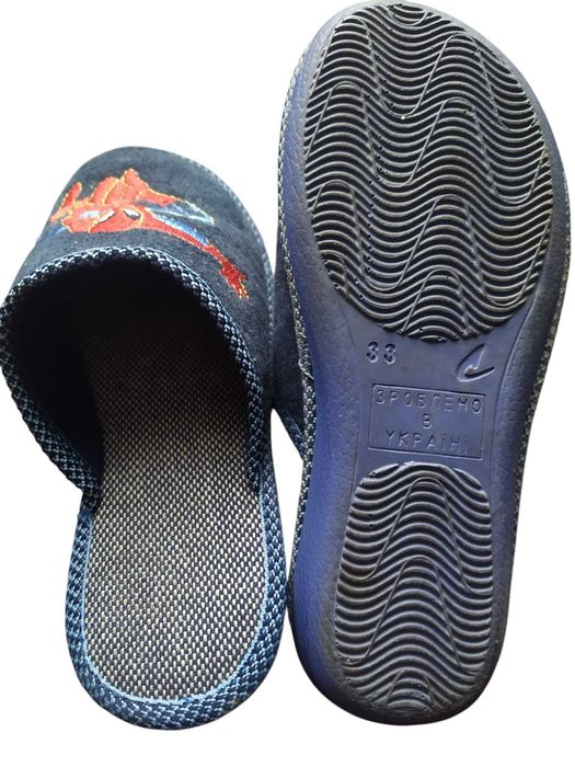 Тапочки дитячі.Спайдермен.