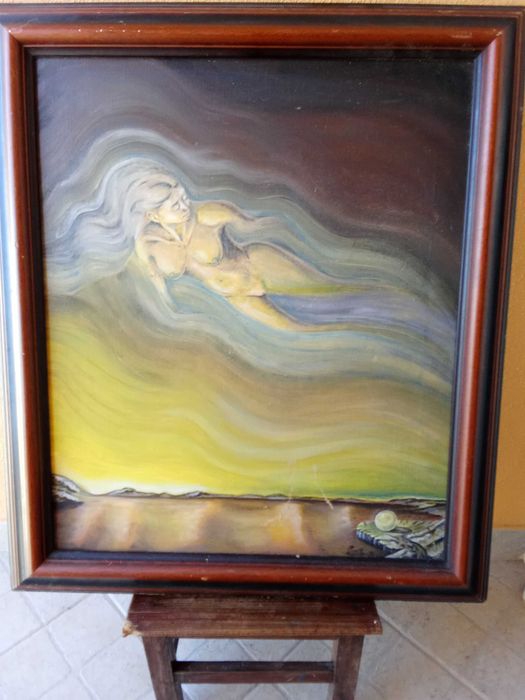 Quadro a óleo de Carlos Bunga