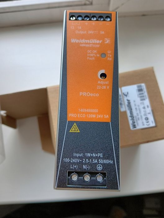 Джерело живлення PRO ECO 120W 24V 5A weidmuller