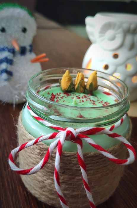 Miętowa Niespodzianka świeca sojowa