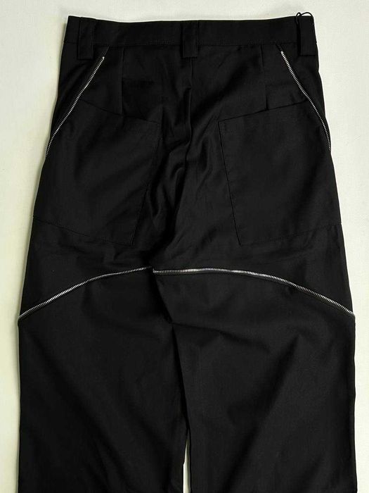 Rick Owens banana cut drkshdw клеш штаны черные кльош штани чорні M S