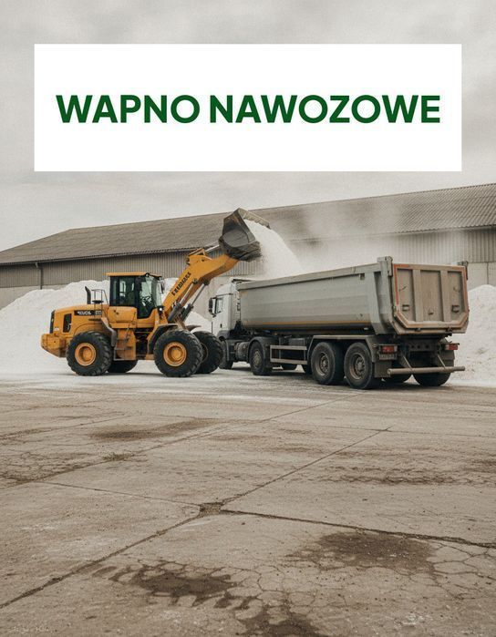 Wapno nawozowe do odkwaszania gleb średnich i ciężkich — Agrobielik 70, tlenkowe palone 70% CaO, efekt w 2-4 tyg., atest OSChR, luzem i big bag, AGRIA