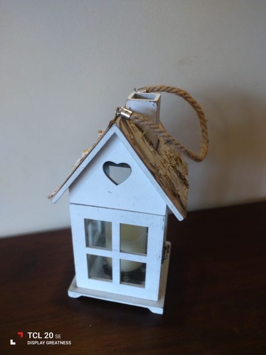 Casinha suporte para vela