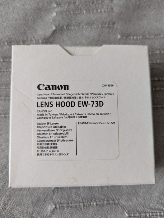 ОРИГИНАЛЬНАЯ бленда объектива Canon EW73D EFS 18-135mm USM