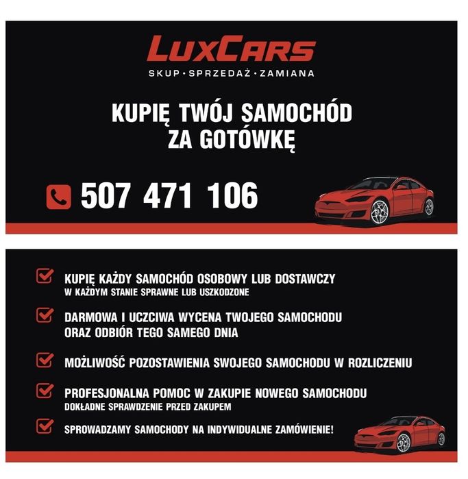 Skup Aut Samochodów Osobowych i Dostawczych