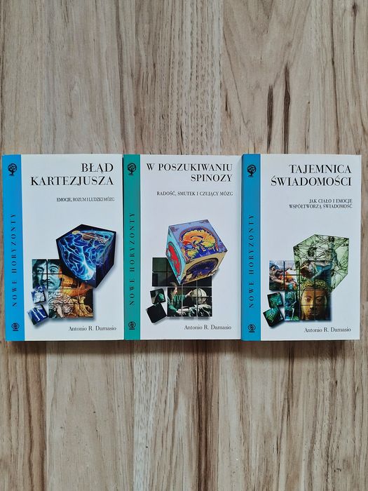 Damasio KOMPLET Błąd Krtezjusza W poszukiwaniu Spinozy Tajemnica Świad