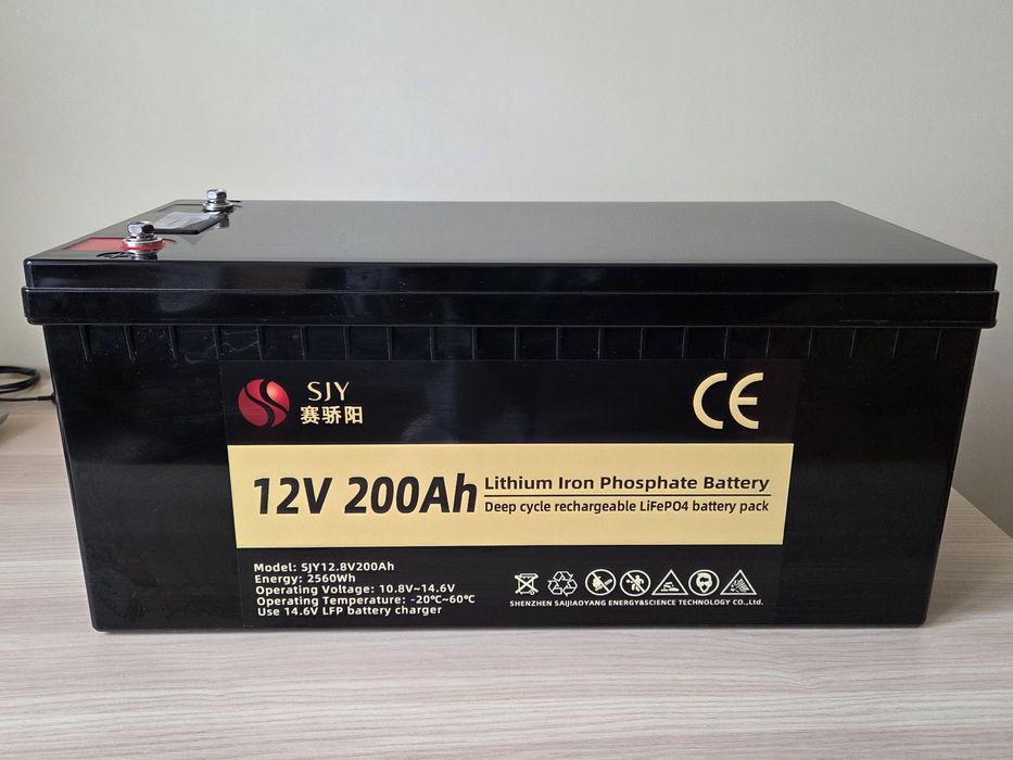 Акумулятор LiFePo4 SJY 12,8V 200Ah