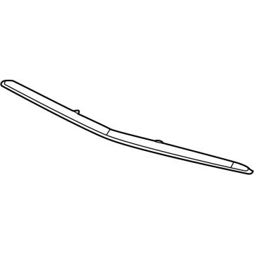 Цетральний молдинг переднього бампера Cadillac Lyriq 2024 року