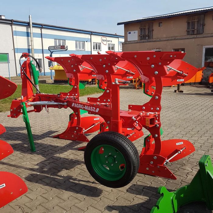 Agro-Masz POM3  Pług obracalny mały POM3 AGRO-MASZ , zabez. zrywalne