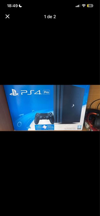 Ps4 pro 1tb  com 3 comandos