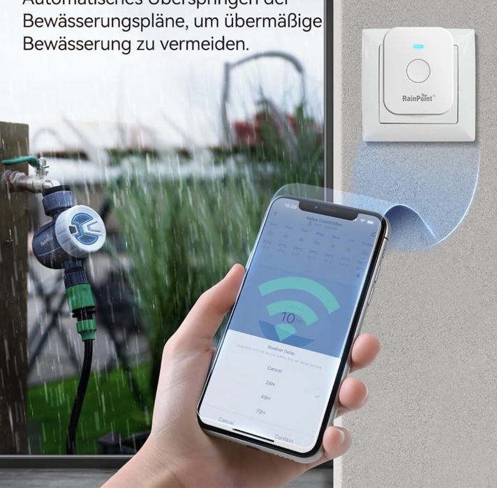 Programador temporizador wifi Rega RainPoint - NOVO