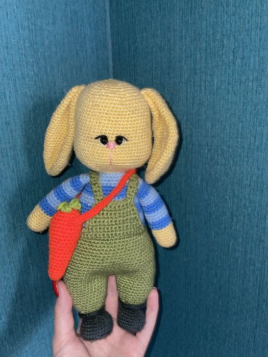 Амигуруми зайка ручная работа