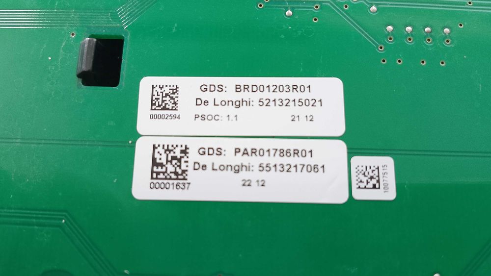 Лицьова плата керування кавомашини DeLonghi ESAM 6900.M Exclusive б/у
