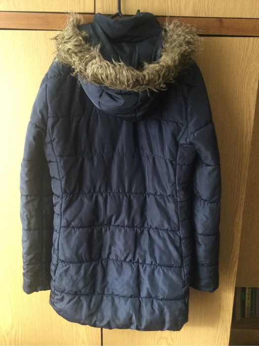 Płaszcz dłuższa kurtka zimowa pikowana  r. M