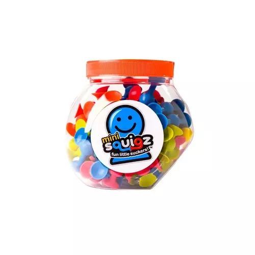 Przyssawki Squigz Mini, silikonowe klocki, 75 elementów