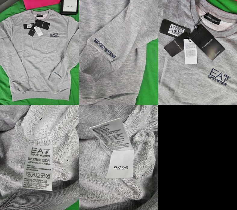 Bluza męska premium EA7 armani OUTLET bluzy męskie