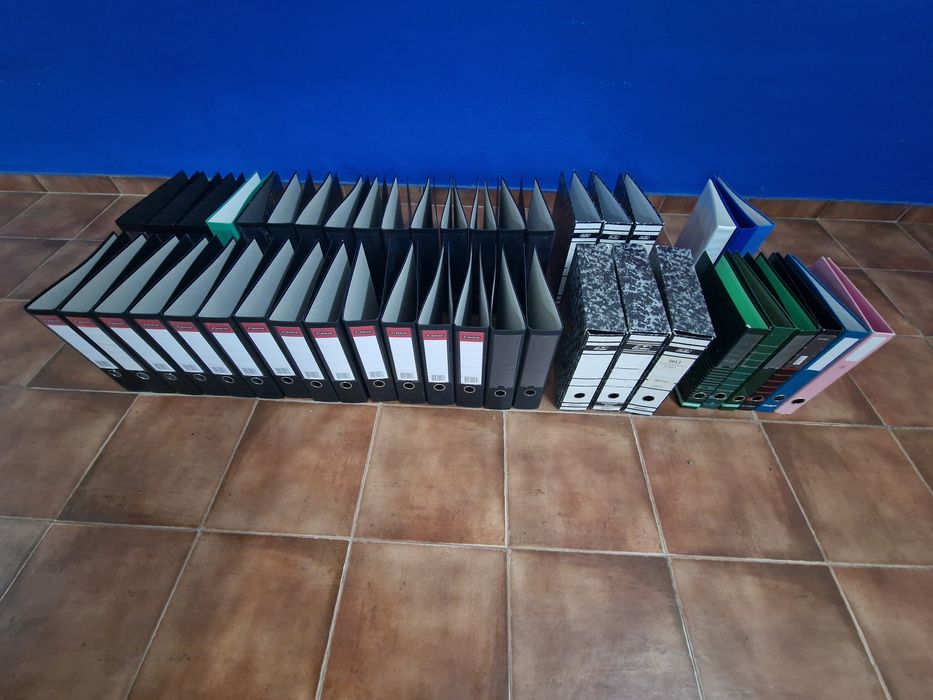 Dossiês/Dossier/Arquivadores/Pastas - Usadas (lote de 55 Un)