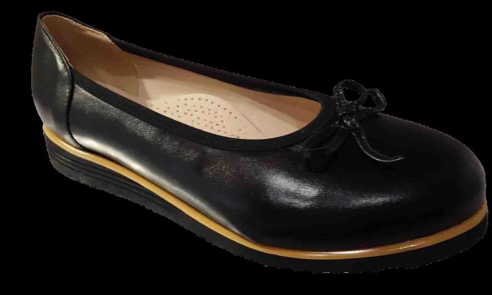 BnW Skórzane balerinki Filipczyk na szeroką stopę o tęgości H