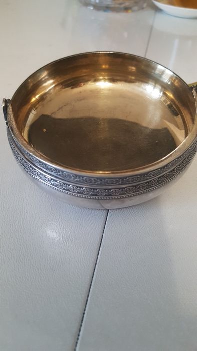 Конфетница ,сахарница  серебро, 875