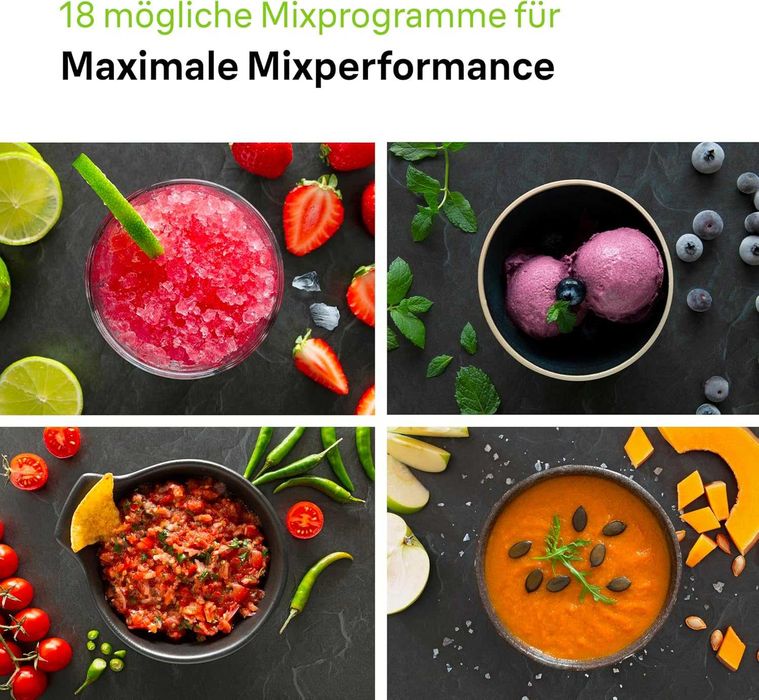 Блендер міксер подрібнювач Braun PowerBlend 9 JB9040BK 1600 Вт 18 прог