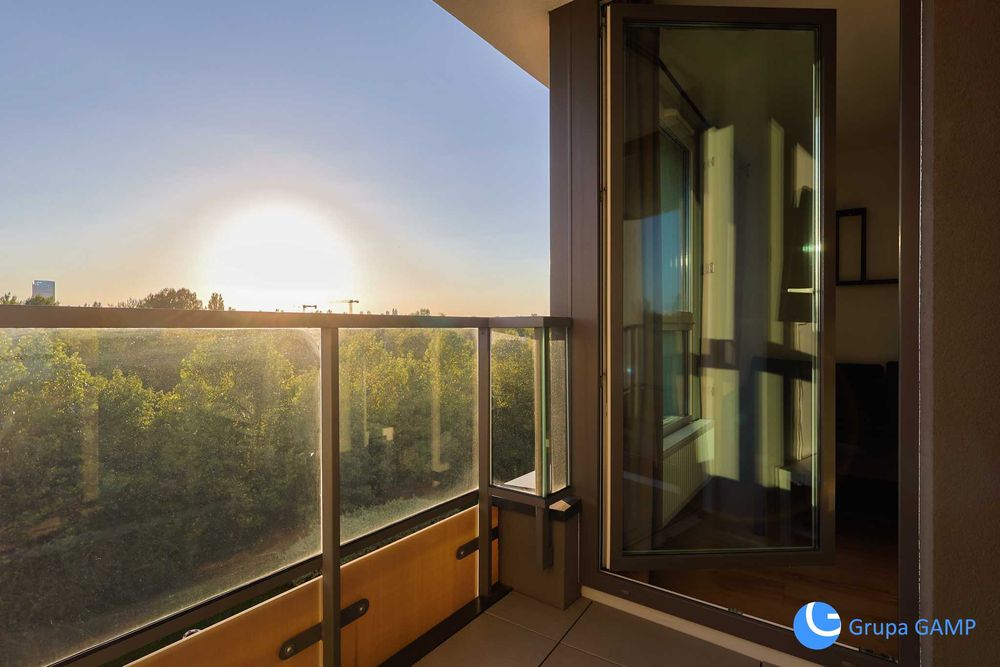 2pok, 34m2, *Mogilska Tower* Balkon, Parking