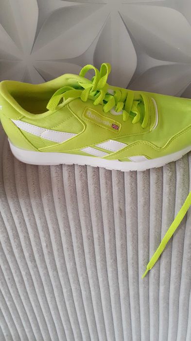 Buty limonkowe Reebok