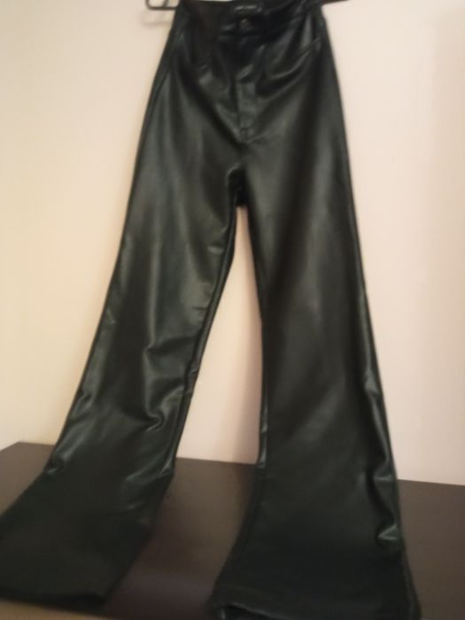 Брюки жіночі шкірзамінник