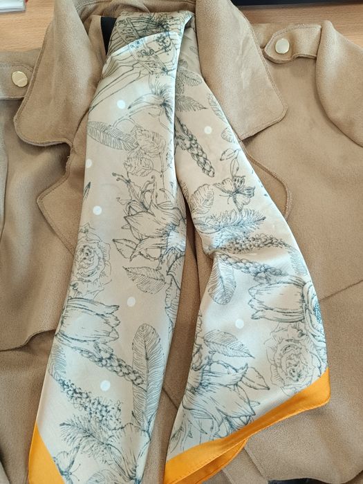 Chusta chustka apaszka nowa na szyję głowę do torebki jako kokarda kok