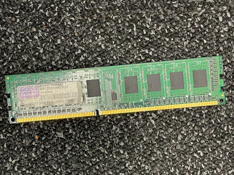 Pamięć RAM GOODRAM DDR3 2GB 1333MHz CL9 DIMM (GR1333D364L9/2G)