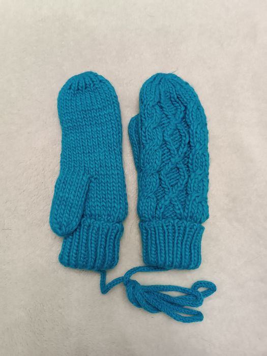 Komplet - czapka roz. 54 i rękawiczki turkusowe
