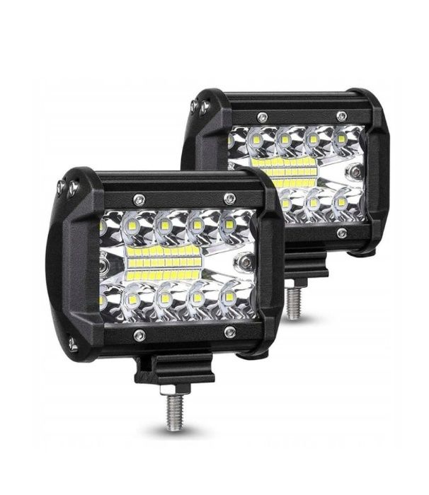 Panel LED BAR 90W Lampa Robocza Szperacz Halogen 12V 24V + UCHWYT
