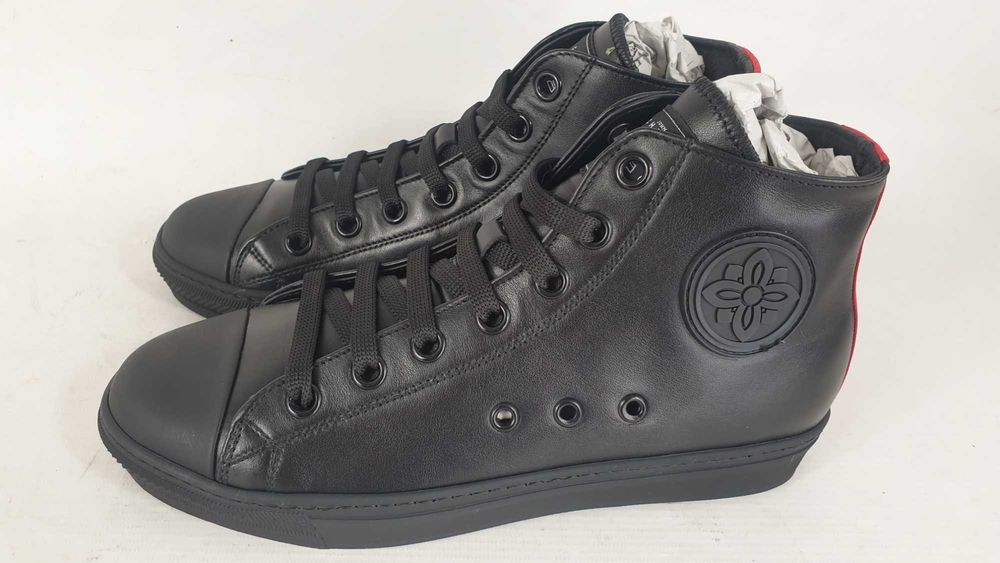 JOHN RICHMOND Skórzane sneakersy wysokie r.38