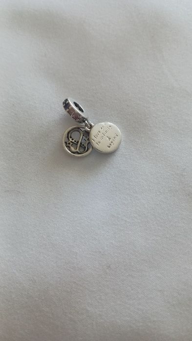 Conta pandora original em prata  pedente infiinito