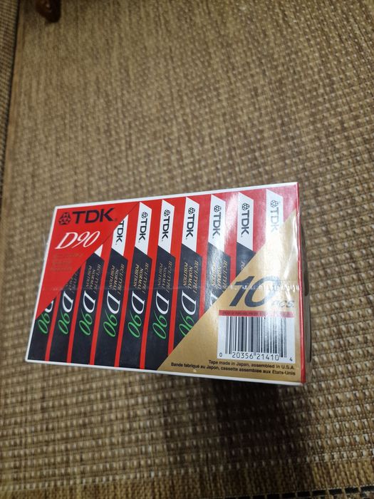 Cassetes TDK D90 made in japan