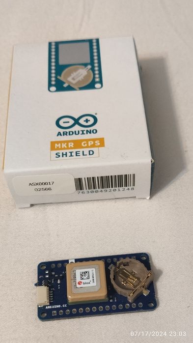 Arduino MKR GPS Shield ASX00017 - nakładka dla Arduino MKR