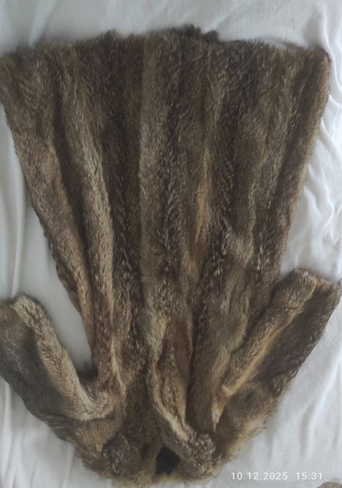 Тепла довга шуба Натуральне хутро