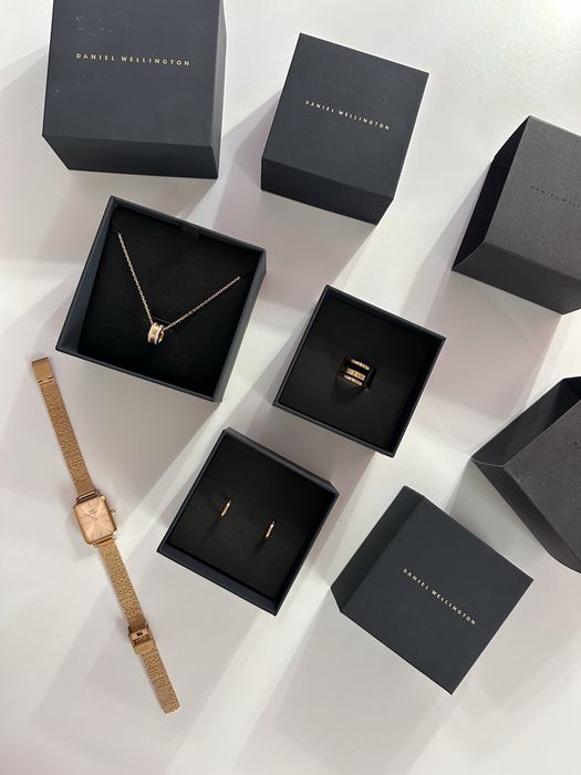 Biżuteria Daniel Wellington - różowe złoto.