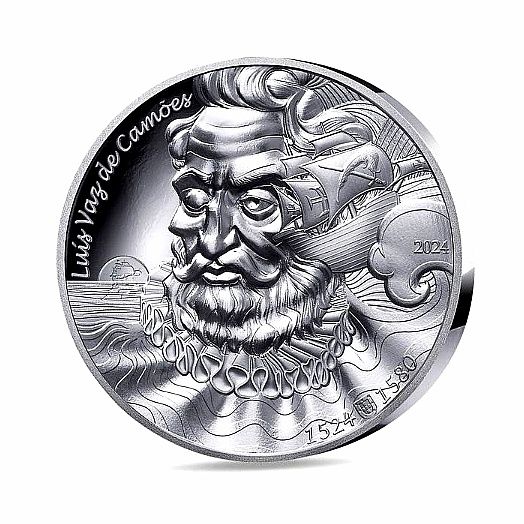 Moeda de prata 20€ - Camões (França)