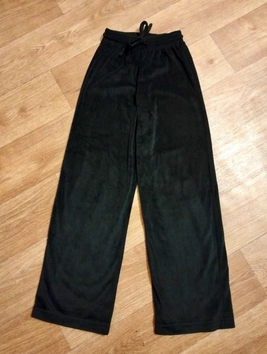 Штани палаццо велюр