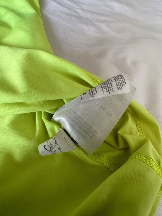 Tank Top desportivo Nike Pro Dri-Fit verde fluorescente