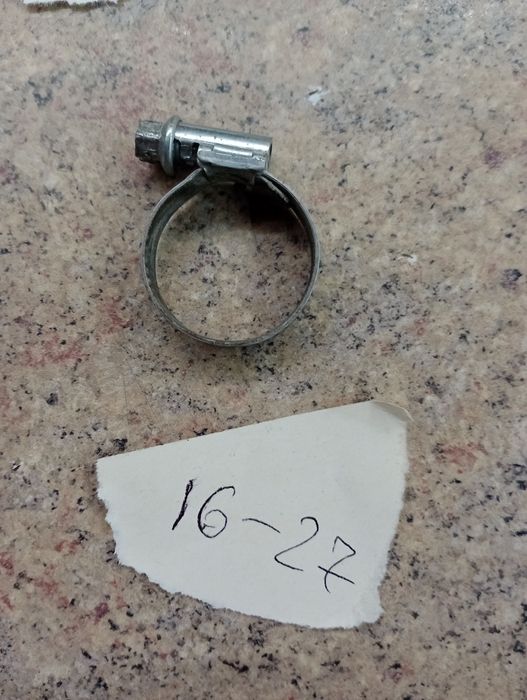 Хомут червячный металлический диаметр и количество на фото цена за все