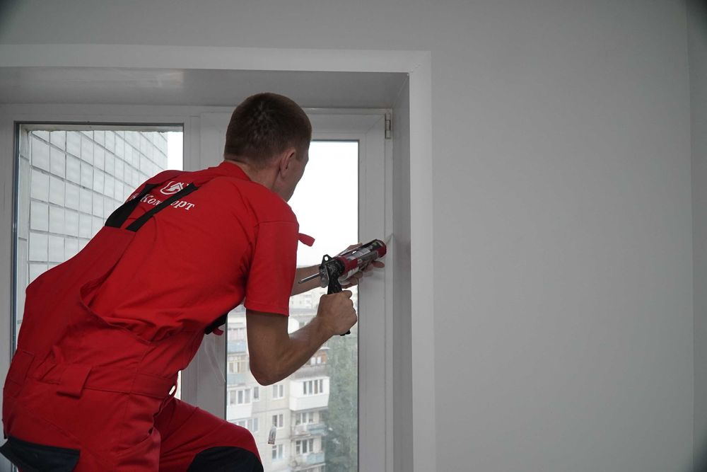 Откосы из сэндвич панелей для пластиковых окон. Теплі укоси Київ