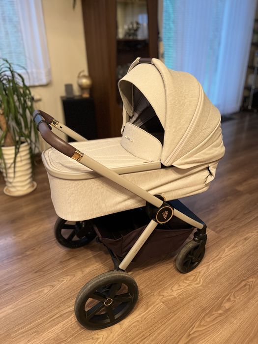 Venicci Tinum Upline 2 - Stone Beige - Wozek 2w1 - Gondola Spacerowka