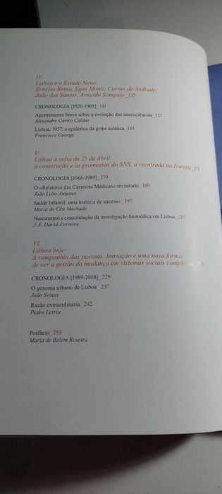 Lisboa, Saúte e Inovação, do Renascimento aos Dias de Hoje (2008)