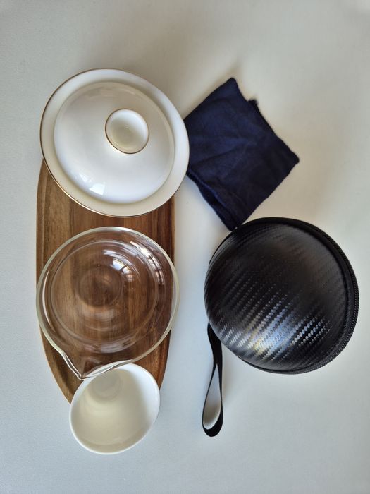 Чайний набір в чохлі,для подорожі/природи,чайний набір гори/гайвань