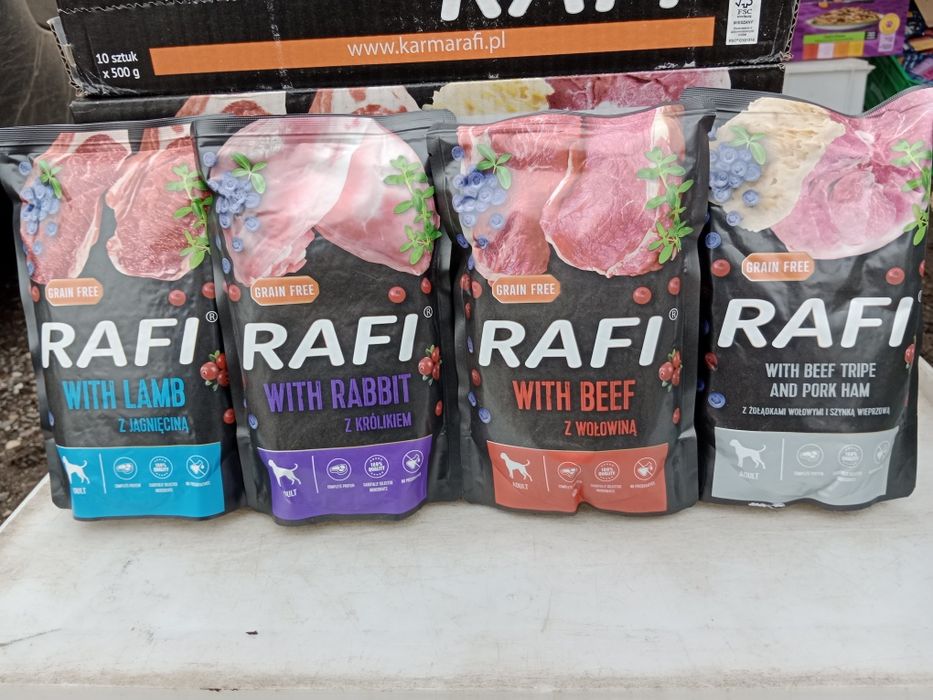 Karma saszetki Rafi 20x500 mix