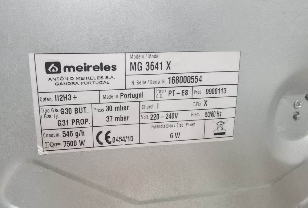 Placa Gás Meireles / Termoacumulador Teka
