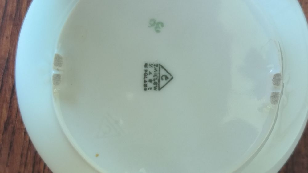 Podełeczko, puzderko, bomboniera Ćmielów ok. 13cm